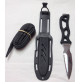 Mako knife - White Inox - Black Color - KV-AMAK11-N - AZZI SUB (ONLY SOLD IN LEBANON)